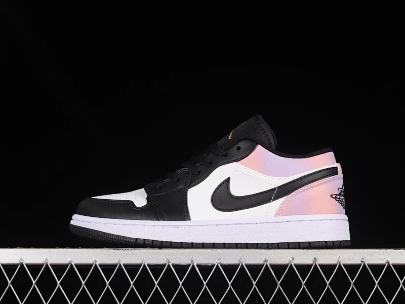 All categories Air Jordan Jordan series basketball shoes Air Jordan 1 Low Z version Air Jordan 1 Low AJ1 Joe 1 black and white laser cultural and leisure sports sneakers DQ2516-108